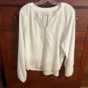 Lucky Brand gauge blouse